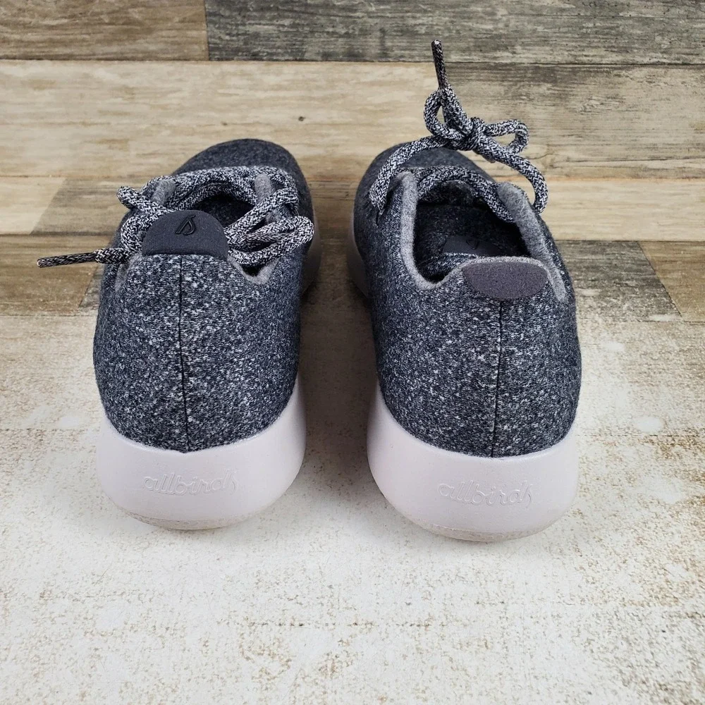 Allbirds Wool Runner Mens Shoes Sz 9 M Natural Gray Merino Wool Lace Up Sneaker